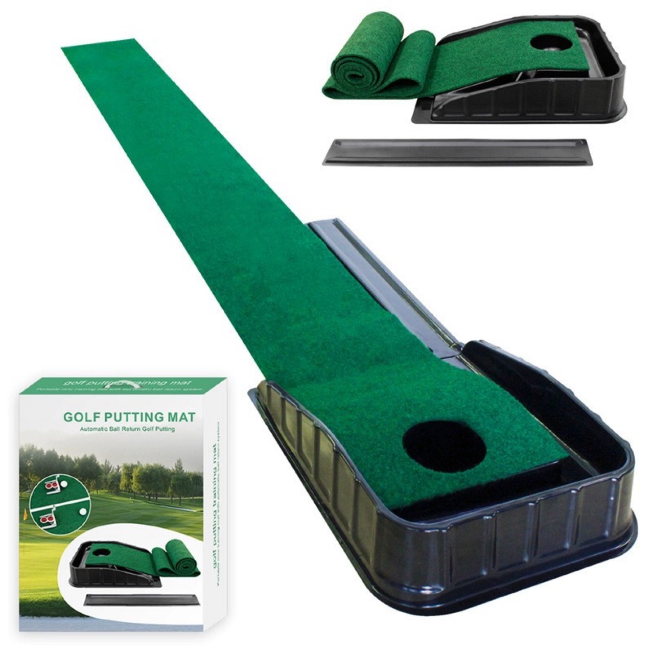 Golf Putting Mat - Коврик для складывания: идеальные навыки вашего