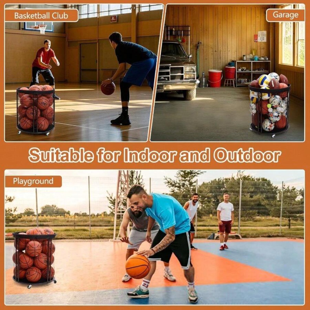 Прочный контейнер-тележка для  – обзор и цена Sports Equipment Volleyball